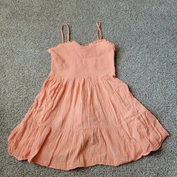 Anthropologie Flowy Coral Womens Blouse Top Size Medium - Picture 6 of 16